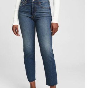 GAP High-Rise Cheeky Straight Jeans, size 29 short